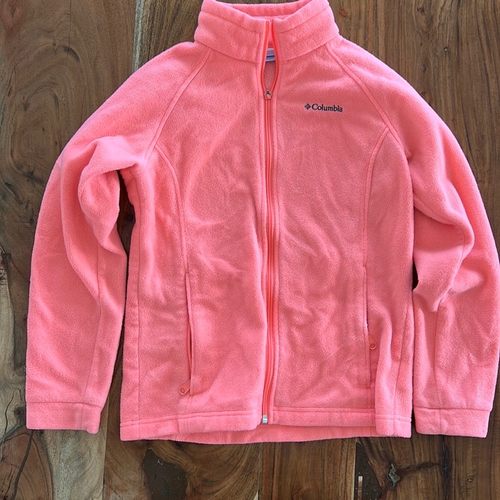 Girls Columbia fleece Size L